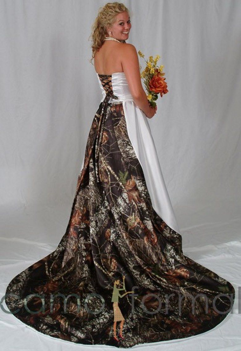 Discount Plus Size Camo Wedding Dresses 2017 Elegant
